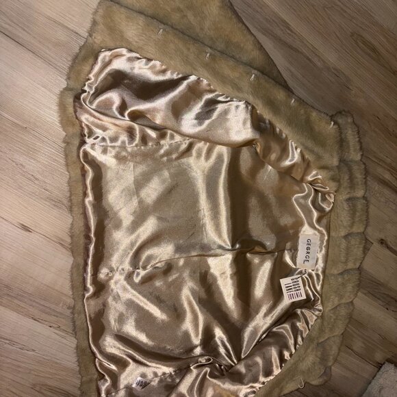 Vintage George Faux Fur Jacket Small - Picture 9 of 10
